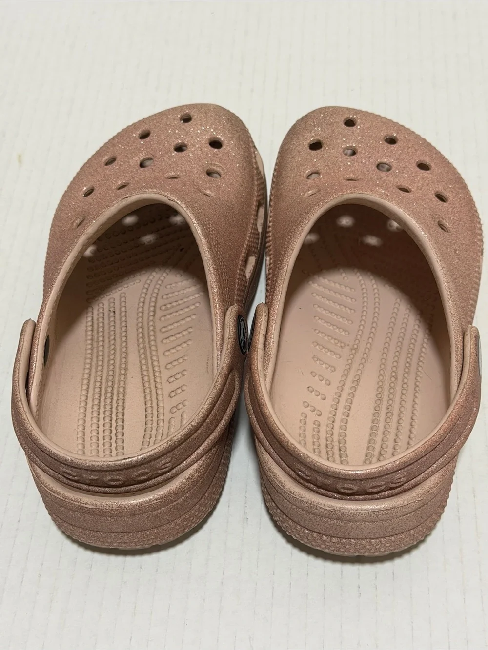 Kids Classic Glitter Crocs Sandals - Kids Juniors Size 1